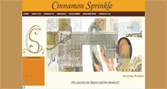 Desktop Screenshot of cinnamonsprinkle.net